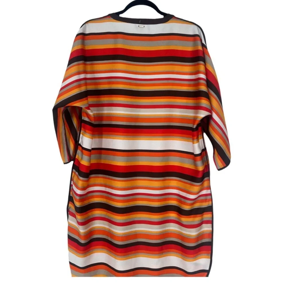NWOT DKNY Multicolor Stripe Kimono Sleeve Dress M - Picture 4 of 6